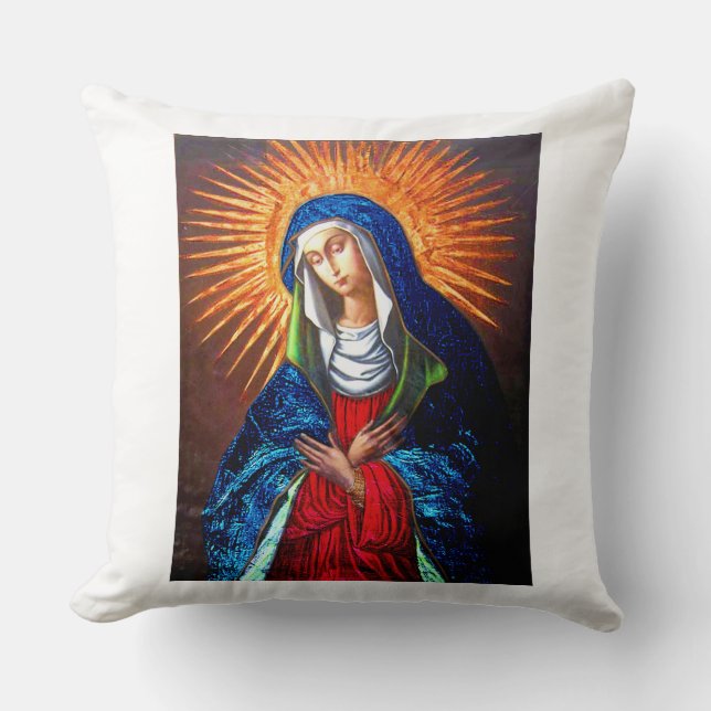 Almofada Rainha do Céu Original Pintura restaurada Poster (Frente)