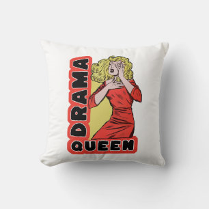 Almofada Rainha do Drama porque tudo me excita demais