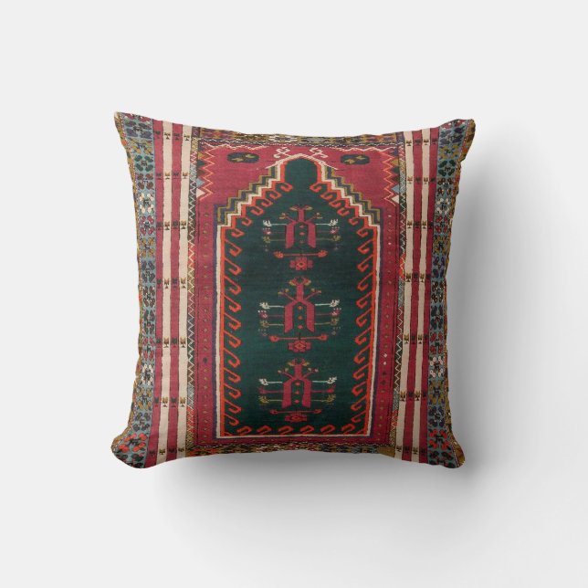 Almofada Raio Antiquado Oriental Kilim (Frente)