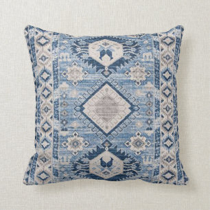 Almofada Raio-Quilo Azul-Antiguo Oriental