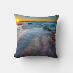 Almofada Raios de sol iluminam o Oceano Pacífico