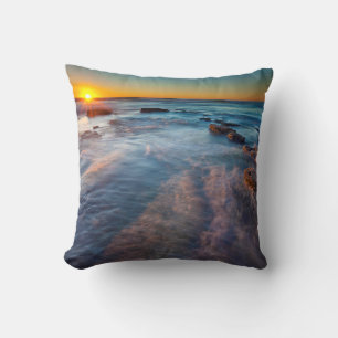 Almofada Raios de sol iluminam o Oceano Pacífico