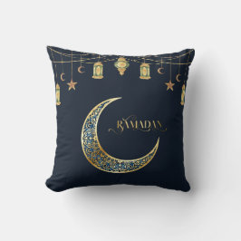 Almofada Ramadan Kareem 2026 com Desenho Islâmico 
