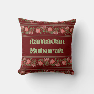Almofada Ramadan Mubarak Padrão Árabe Islâmico da Fronteira
