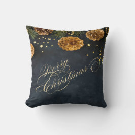Almofada Ramos de árvore de Natal Pinheiro de Natal Feliz N