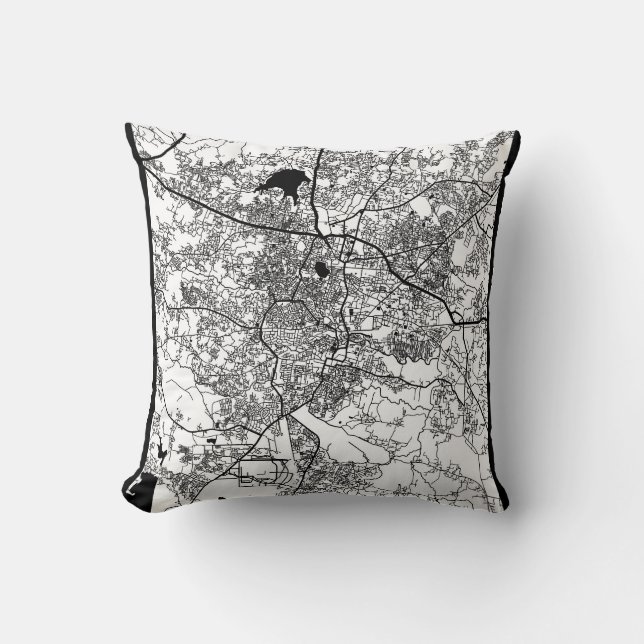 Almofada Ranchi Jharkhand City Map (Frente)