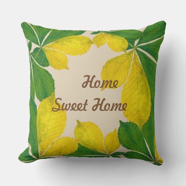 Almofada "Rang De Basanti" num Travesseiro (I) (Frente)