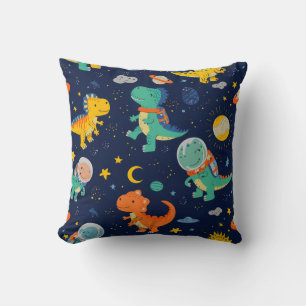 Almofada Rapaz do Astronauta do Dinossauro Gelado
