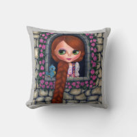 Rapunzel Big Eyes Girl Bonet Ruiva Ruiva