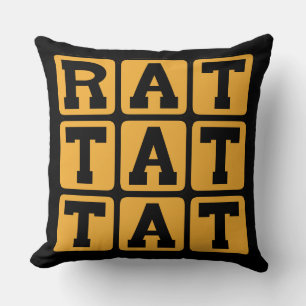 Almofada Rat Tat Tat, Padrão de Tambor