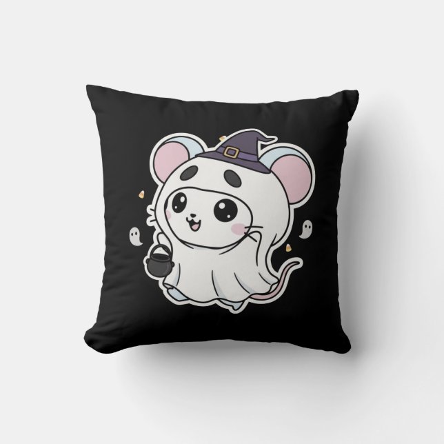 Almofada Ratinho pequeno fofo e adorável pronto para o Hall (Frente)