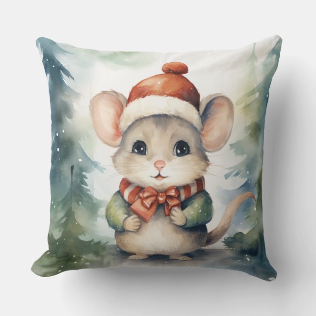 Almofada Rato de Natal (Frente)