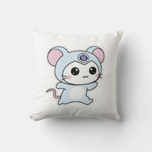 Almofada Rato fofo adorável pequeno e encantador
