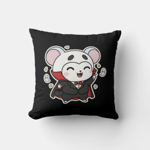 Almofada Rato pequeno fofo e adorável pronto para o Hallowe