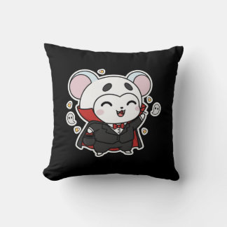 Almofada Rato pequeno fofo e adorável pronto para o Hallowe