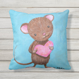 Almofada Ratos adoráveis do travesseiro decorativo bonito