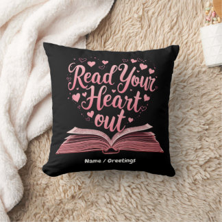 Almofada Read Your Heart Out A Book Lover's Haven 