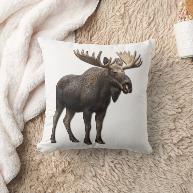 ALMOFADA REALISTIC MOOSE DESIGN. SAMER BRASIL (Cobertor)