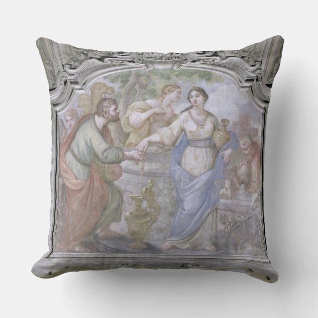 Almofada Rebecca no bem, do Refectory, 1753-54 ( (Frente)