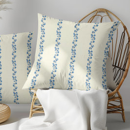 Almofada Recanto da Vinha Azul | Floral Azul Elegante