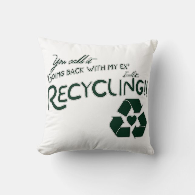 Almofada Reciclagem meu Ex (Frente)