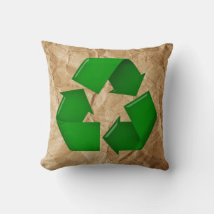 Almofada Reciclar - Papel amassado
