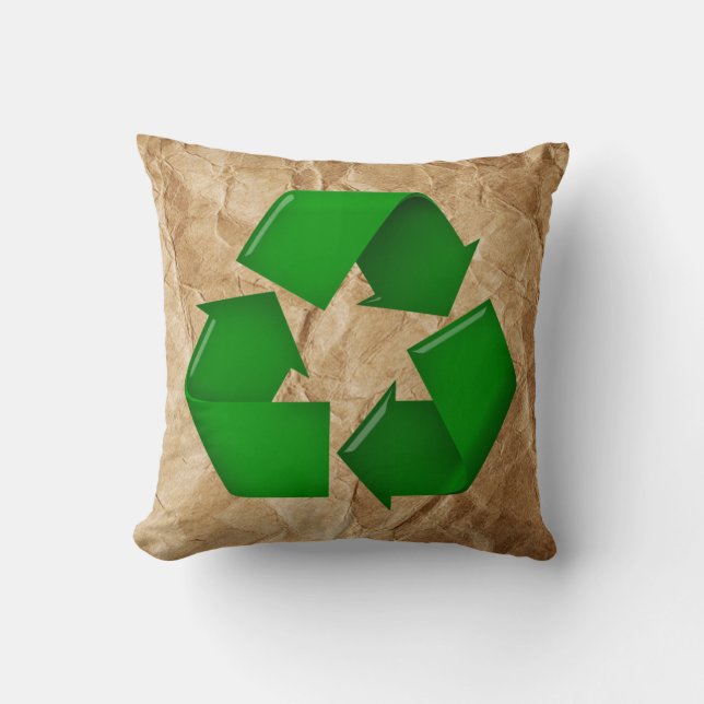 Almofada Reciclar - Papel amassado (Frente)