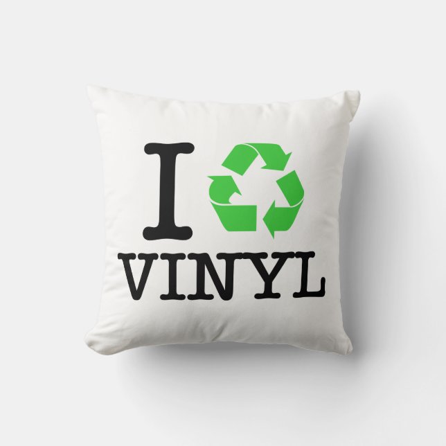 Almofada Reciclar Vinil (Frente)
