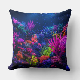 Almofada Récif corallien néon bioluminescent 🌟