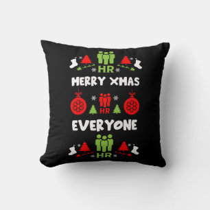 Almofada Recursos Humanos Papais noeis Feios Presentes Xmas