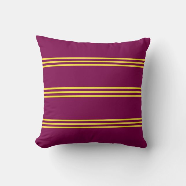 Almofada Red and Yellow Throw Pillow (Frente)