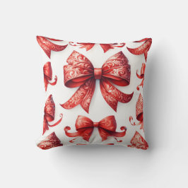 Almofada Red Christmas Bows