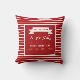 Almofada Red e White Christmas personalizados Strike