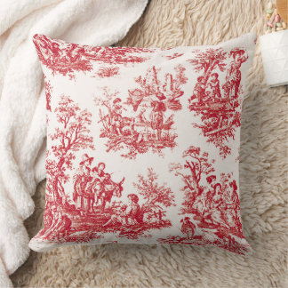 Almofada Red French Country Toile