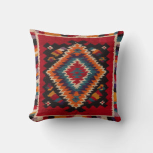 Almofada Red Kilim Travesseiros Reino Unido: Design tradici