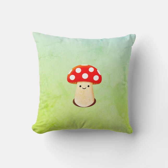 Almofada Red Mushroom Personalizado (Frente)