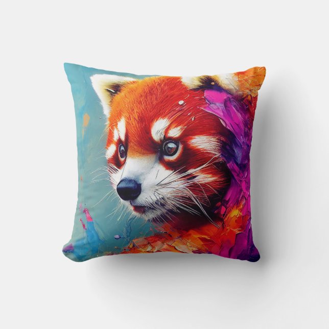 Almofada Red Panda Animal Discovery Adventure Nature (Frente)