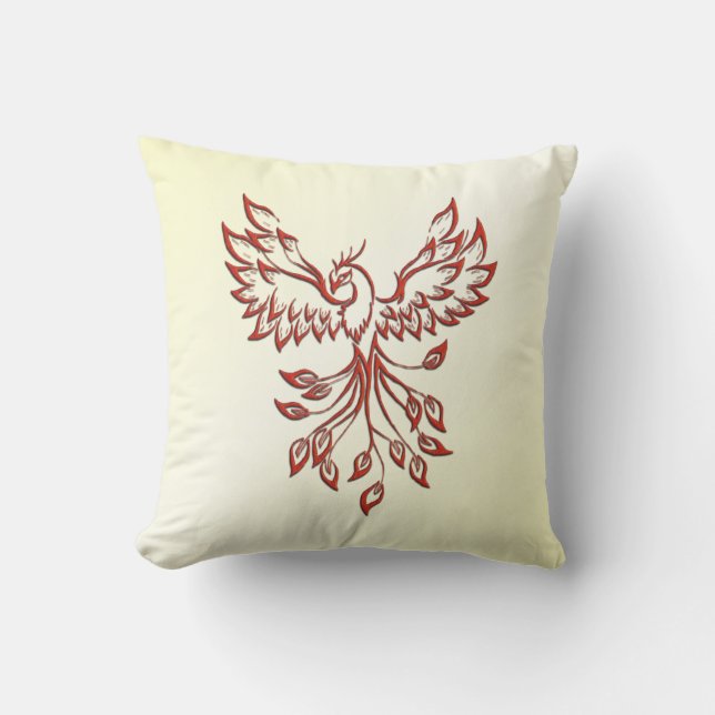 Almofada Red Phoenix Rises (Frente)