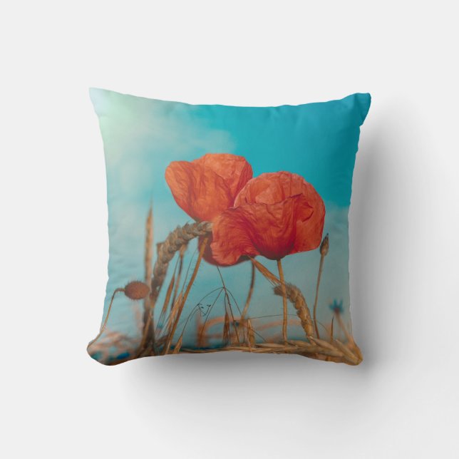 Almofada Red Poppy (Frente)