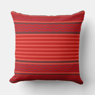 Almofada Red Stripe Chevron