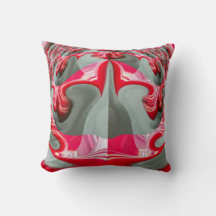 Almofada Red Vintage African Motif Impressão Pattern Art De