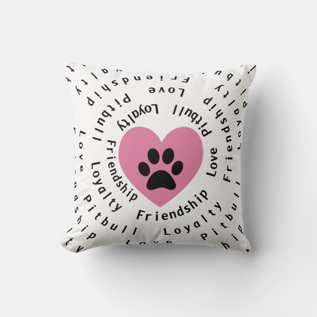 Almofada Redemoinho da lealdade da amizade do amor de (Frente)
