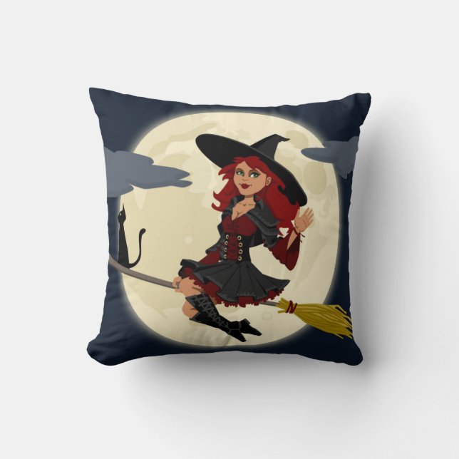 ALMOFADA REDHEADED HALLOWEEN WITCH (Frente)