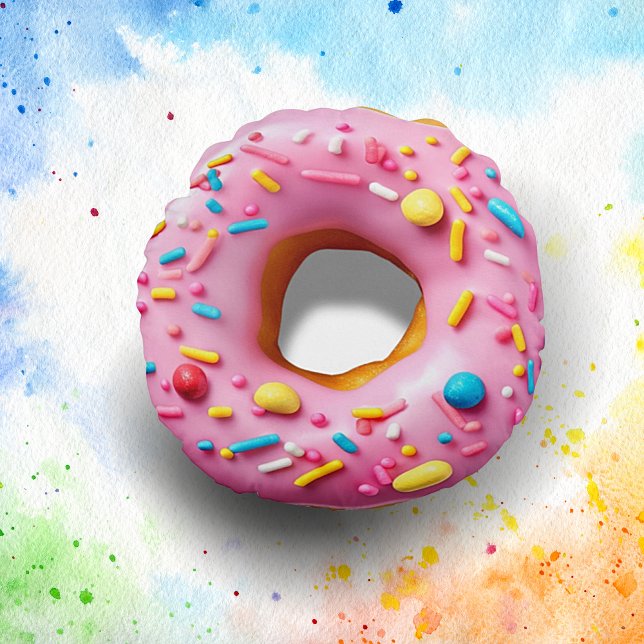 Almofada Redonda 0 Calorias - Travesseiros deliciosos de Rosquinha  (Criador carregado)