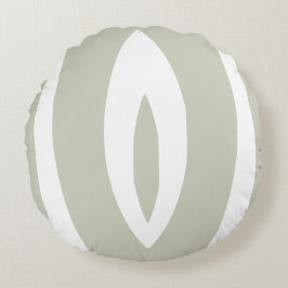 Almofada Redonda 1 Ritmo de natureza minimalista