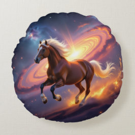 Almofada Redonda „2026 – Das Jahr des Feuerpferds“