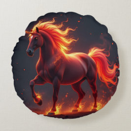 Almofada Redonda „2026 – Das Jahr des Feuerpferds“6