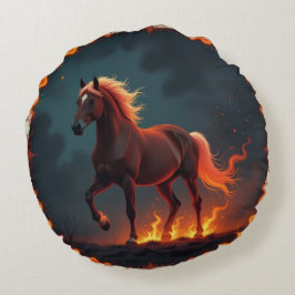 Almofada Redonda „2026 – Das Jahr des Feuerpferds“8