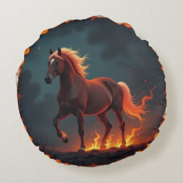 Almofada Redonda „2026 – Das Jahr des Feuerpferds“8