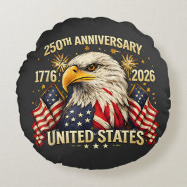 Almofada Redonda 250º Aniversário dos Estados Unidos 1776-2026